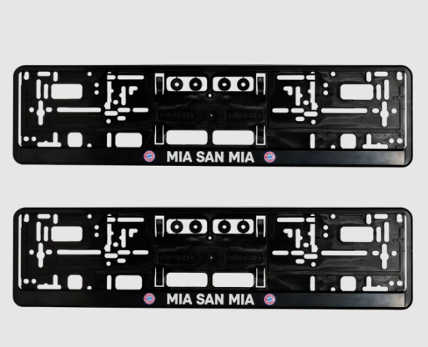 FC Bayern München - Kennzeichenverstärker 3D 2er-Set